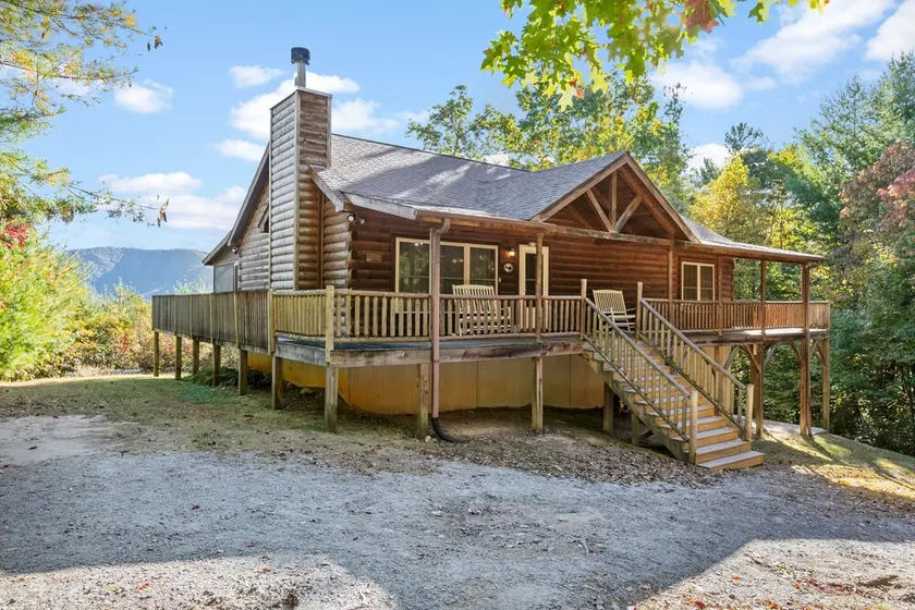 Afsondret Wood Cabin-Amazing Mtn meninger, Hot Tub, WiFi - Image 1