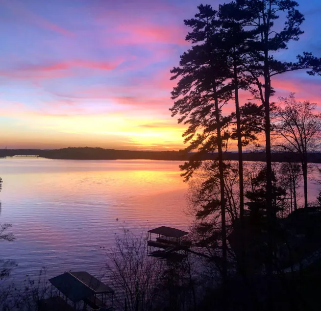 Log Cabin On Lake Keowee-Big Lake / Mountain Views-smukke solnedgange året rundt - Image 1