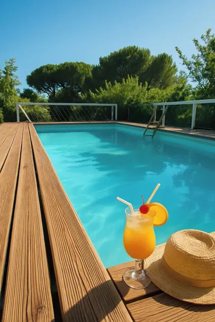 Provencal house with outdoor pool 650 m from pont du gard and its river - Image 1