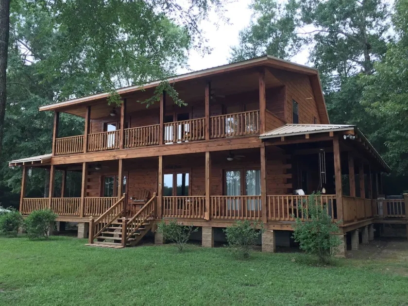 BOOK 4 ALABAMA FOOTBALL GAMES/AMAZING TWO STORY LOG CABIN/NEAR TOMBIGBEE RIVER - Image 1