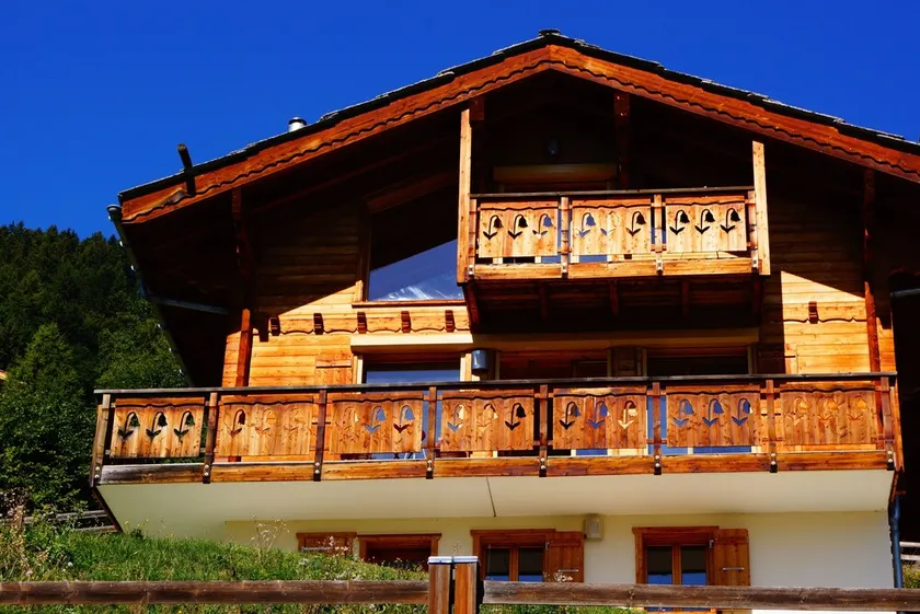 Chalet Panoramablick in die Sonne, Terrasse, Sauna, 4 Täler Domain und Wanderwege - Image 1