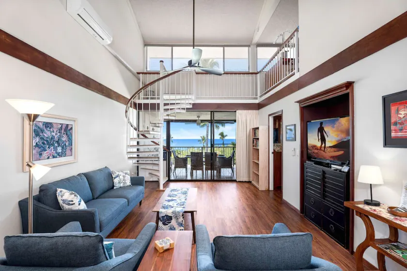 Ocean & Golf Course Views - 2 Bdrm With Loft - AC - Private Lanai -vrkcv - Image 1