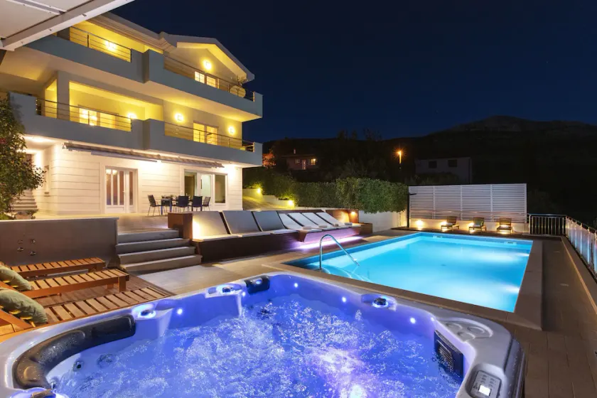 Luxury Villa Lovric with private heated pool, Jacuzzi, Sauna and private tavern - Image 1