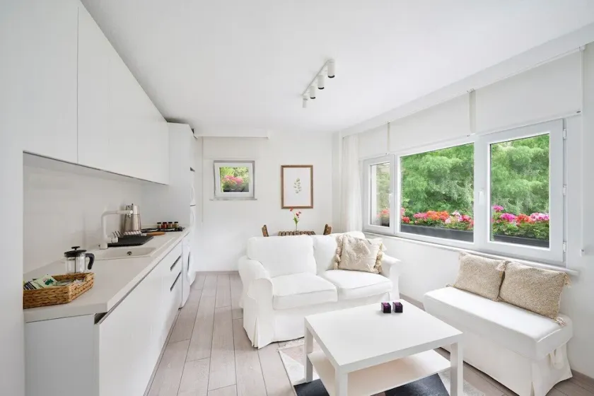 This apartment is a 1 bedroom(s), 1 bathrooms, located in Beşiktaş, İstanbul. - Image 1