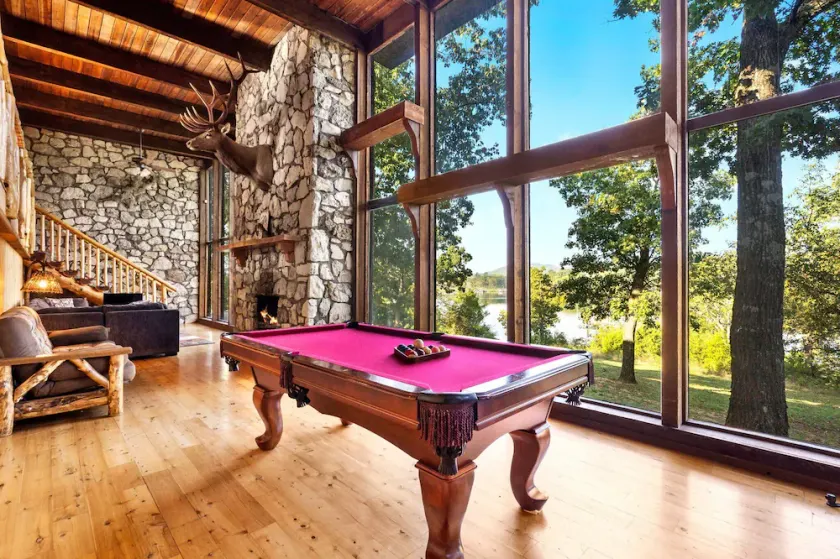Private Lakefront Cabin | Hot Tub & Fire Pit | Pool Table | Close to Branson! - Image 1