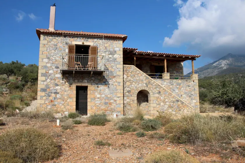 Dreamlike view of landscape and sea: idyllic located holiday house, Messenia, Pe - Image 1