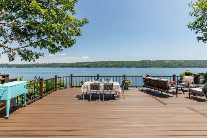 Directly on Skaneateles Lake, Expansive Deck; Boathouse & Dock - Image 1