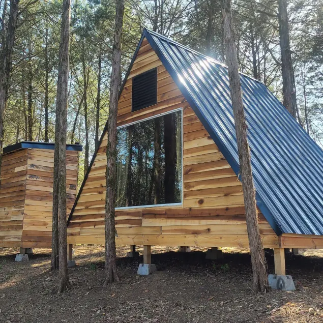 \"Lady A\"-frame Glamping Cabin @Nolichucky River near Smoky Mtns. - Image 1