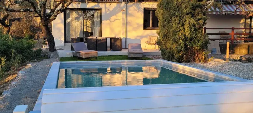 Villa Louise climatisée 3chambres piscine privée & jardin au coeur de Ruoms - Image 1