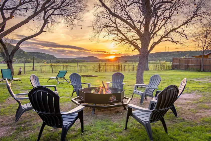 Texas Sunset near the river - Image 1
