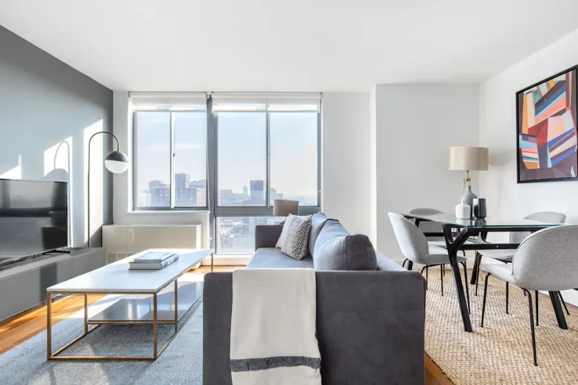 Hip Gramercy Park 1BR w/ Gym, W/D, nr. Central Park, by Blueground - Image 1