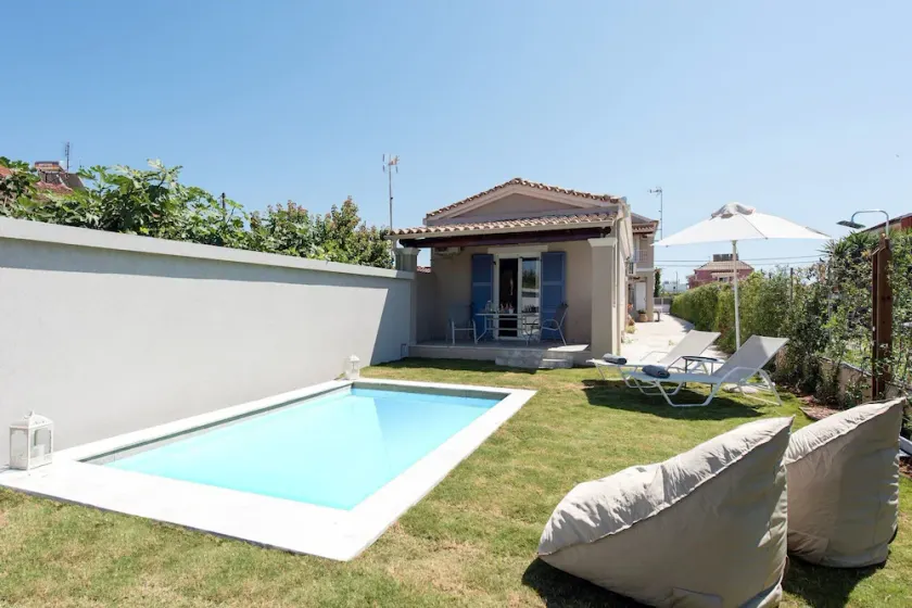 Enchanting Corfu Retreat 1 Bedroom Villa Angel Serene Pool - Image 1