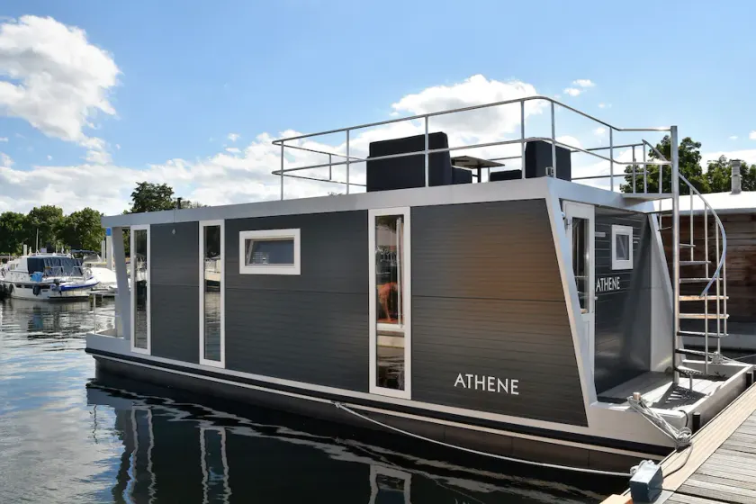 Cosy flutuante Boatlodge, Atenas, 4 pessoas, 2 quartos Maastricht - Image 1