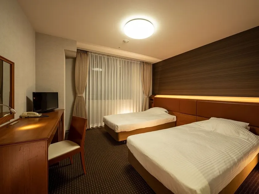Twin room Smoking | Stay without meals 3 minut / Osaka Ōsaka - Image 1