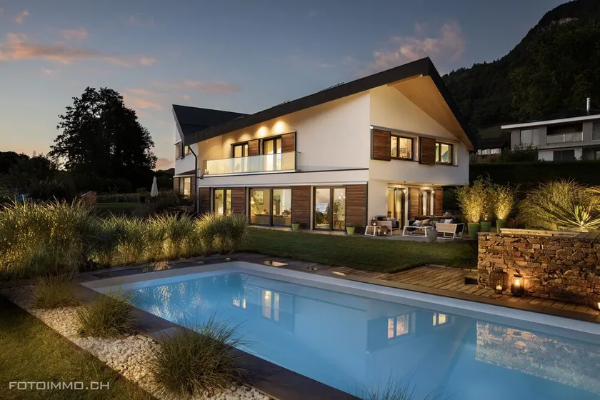 Ny villa på 150m2 med utsikt över sjön och bergen (Minergie P) - Image 1