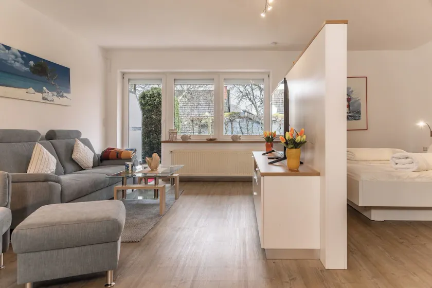 Open and light: The ground floor apartment with its 62 sqm was bright and friendly - Image 1