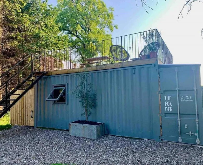 The Fox Den - Woodland Container Accommodation - Image 1