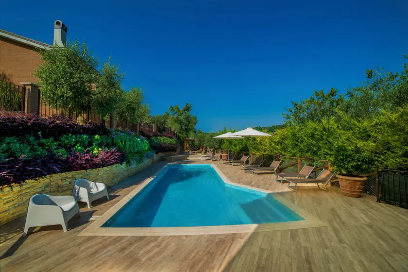 Ferienhaus mit Pool in 350 m Entfernung. vom Meer entfernt im Herzen der Riviera delle Palme - Image 1