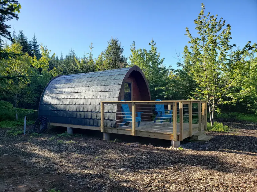 Puffin Pod Hike-In Sleeping Pod at Sally's Brook Off-Grid Luxury Cabins - Image 1