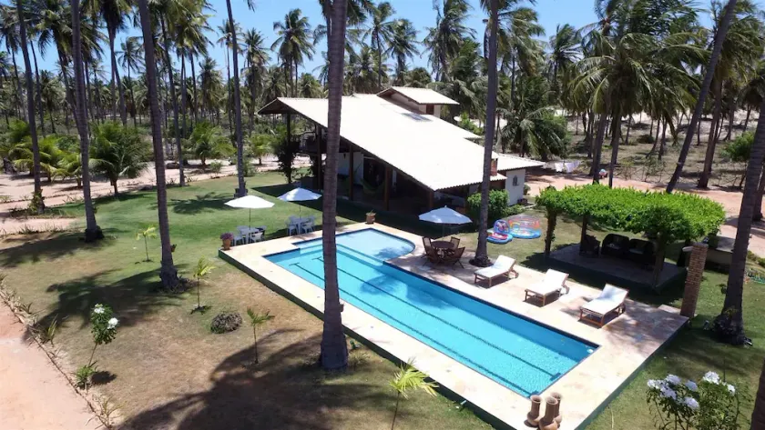 Schönes charmantes Haus mit 4 klimatisierten Suiten, Pool, in Guajirú Beach-CE. - Image 1