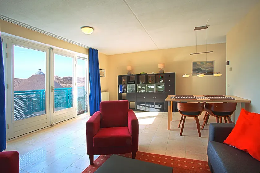 Apartamento moderno com vista para as dunas a 350m do estacionamento Wi-Fi no Mar do Norte - Image 1