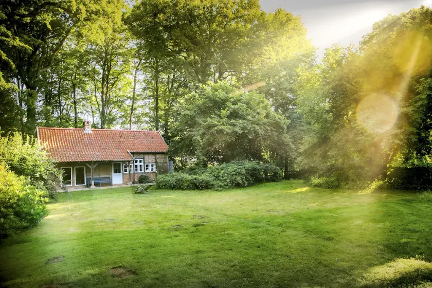 historical house in Heidevillage on the outskirts of forest - Image 1