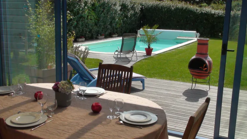 Villa mit Pool 300 m vom Meer Agon-coutainville 7/8 Personen - Image 1