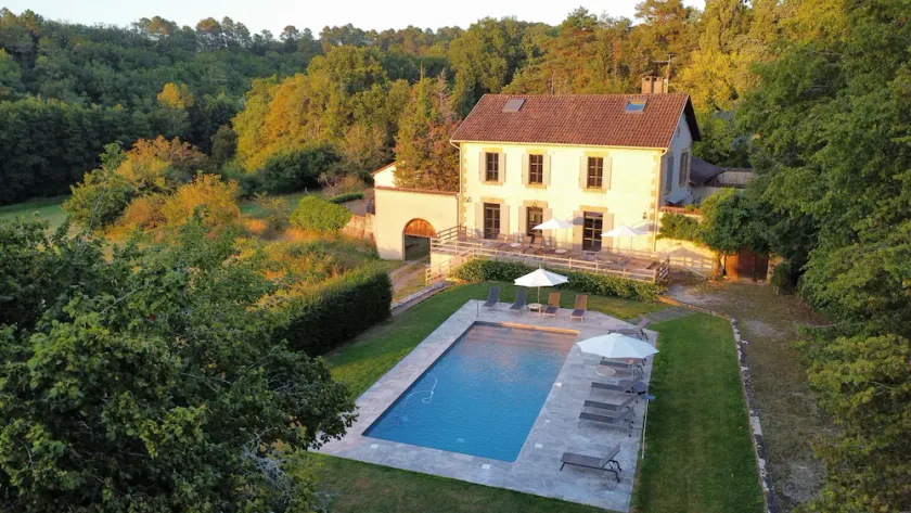 Dordogne / befæstet by Monpazier / stort familiehus / 7 bds / udenfor privat pool / - Image 1