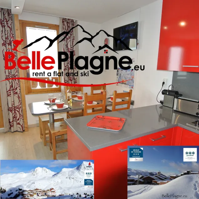 Calysto, 3*,  Coeur de Belle-Plagne, sur les pistes - Image 1