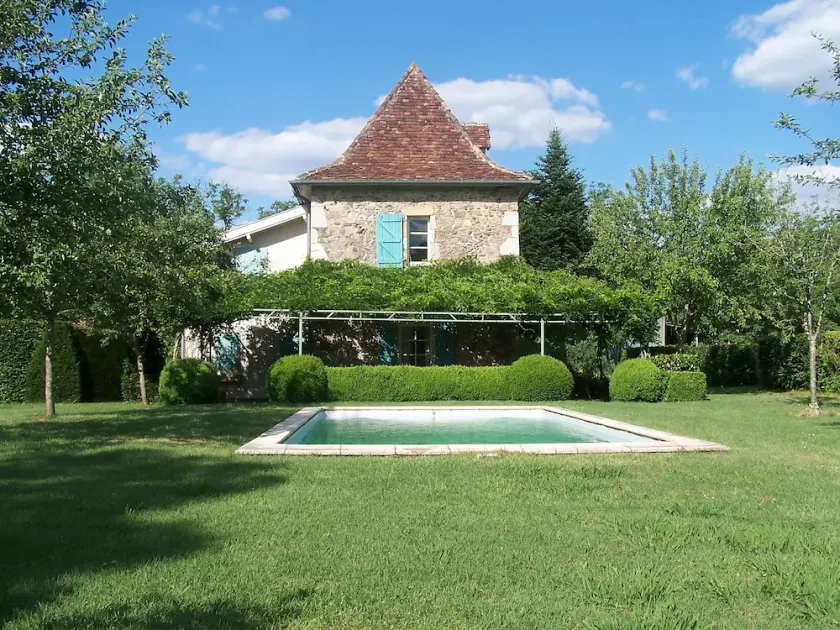 18. C Farmhouse eigenen Pool, Berg, Blick auf den Fluss. Glyzinien überdachte Terrasse - Image 1