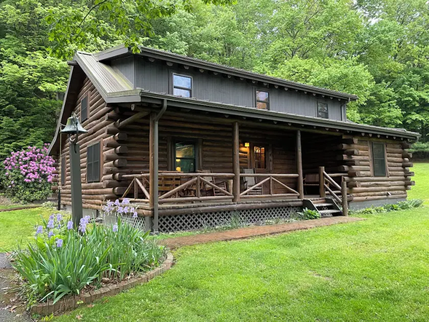 Secluded Log Cabin on 300 Acres Near the Heart of Amish Country Ohio - Image 1