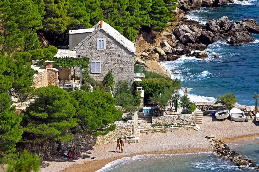 Perfect Beachfront Holiday In a Secluded Traditional Stone House With Pool - Image 1