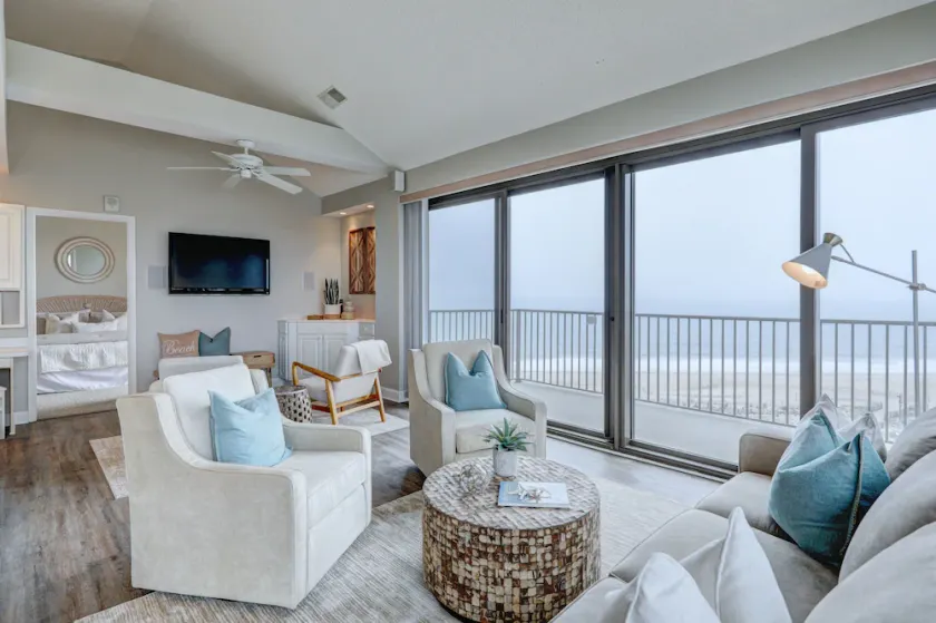 Newly Renovated Oceanfront Penthouse With Wrap Around Deck - Image 1