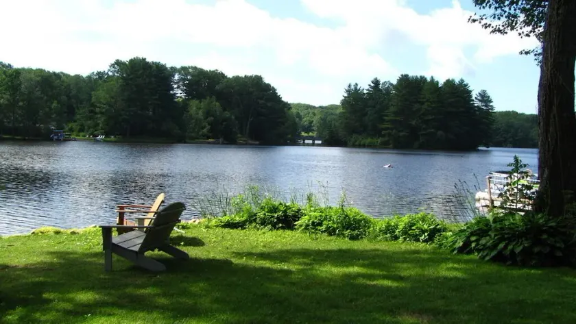 Waterfront Lake Home on Tranquil Harwinton Lake with spectacular 180⁰ view. - Image 1