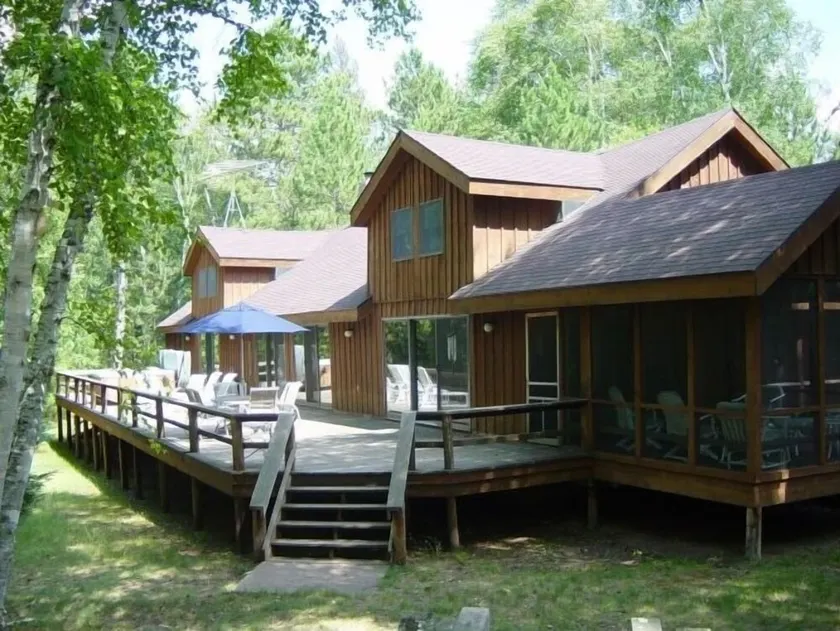 Afsondret Lodge på Webb Lake - Privat Tennisbane, Spabad - Image 1