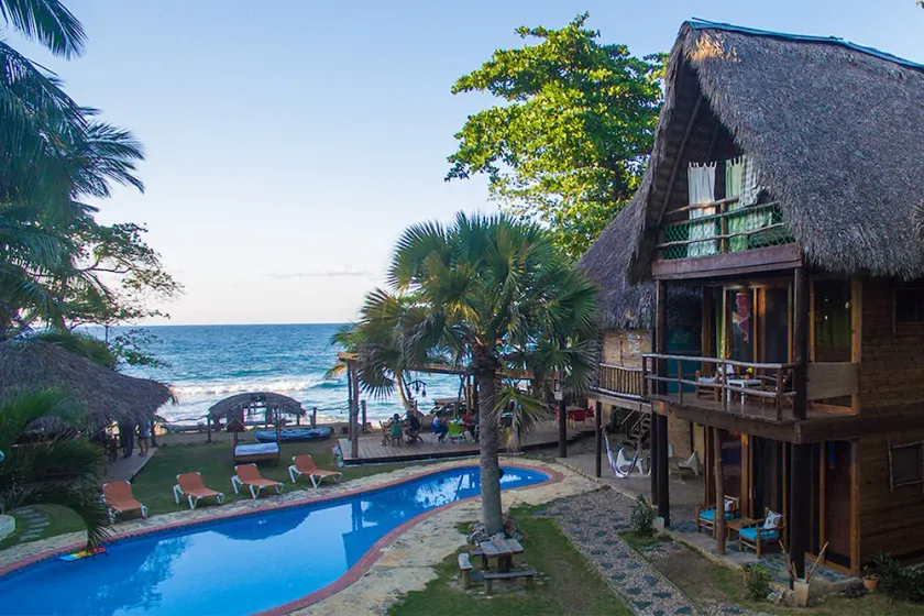Tropical treehouse right on a sandy beach, for a true Caribbean holidays! - Image 1