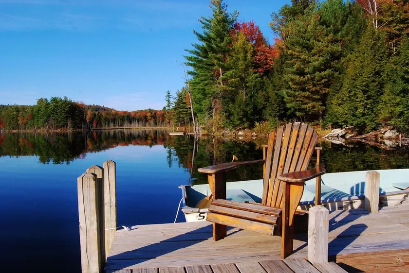 Secluded Adirondack Lakefront Retreat- Running Deer Lodge - Image 1