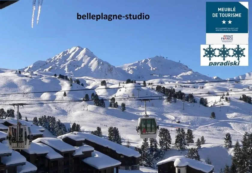 BELLE PLAGNE Situation Idéale STUDIO 2* divisible 4 pers Sud-Ouest + PARKING - Image 1