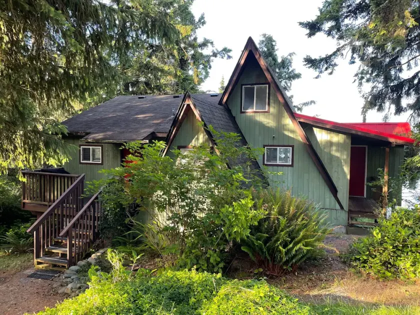 Serene A-frame cabin with ocean and mountain views! - Image 1
