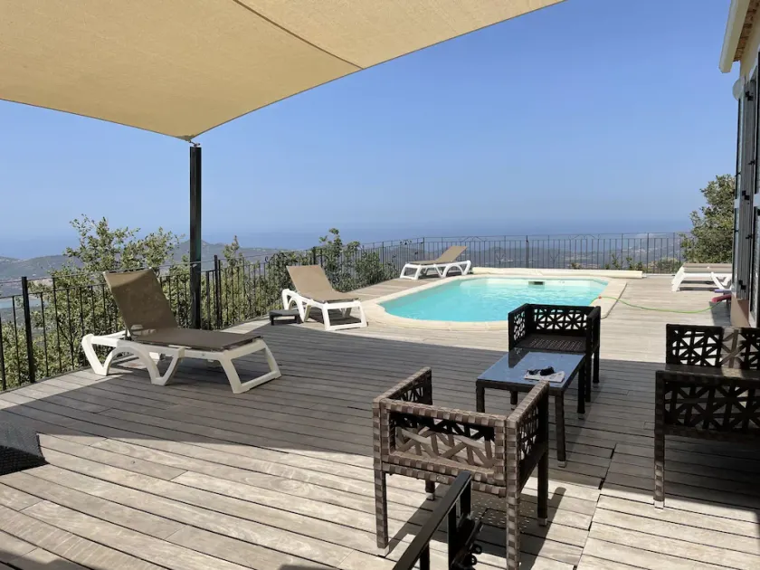 LUXURY VILLA ekstraordinær panoramaudsigt over Réginu dalen og havet - Image 1
