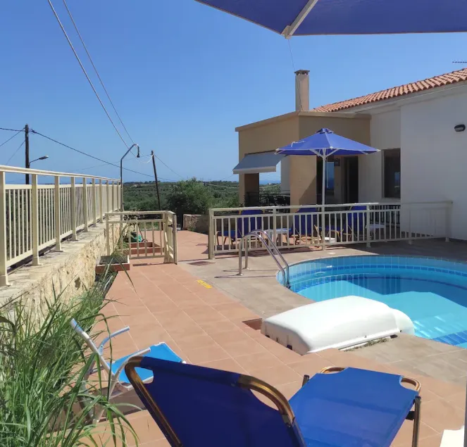 Villa Stefanos offers stunning sea view,  private pool, near beach & Rethymno - Image 1