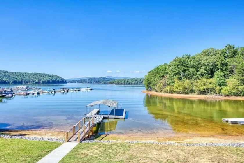 Great Lake Escape by Chatuge Home Concierge | Lakefront · Private Dock w/ Boat Slip · Hot Tub · Firepit - Image 1
