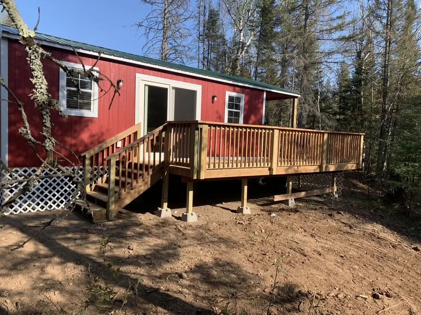 Cabin Shadow.  Small newly refurbished cabin steps away from the Baptism River - Image 1
