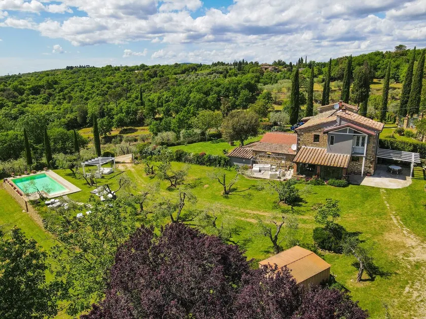 House with fenced garden,private pool,air conditioning 35km from Siena & Arezzo - Image 1