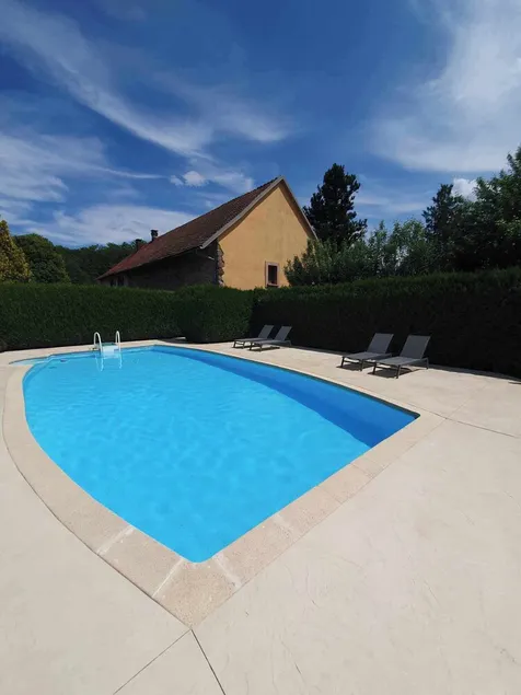 Felon: Gites du 'bambois' i en gammal Comtoise bondgård med pool - Image 1