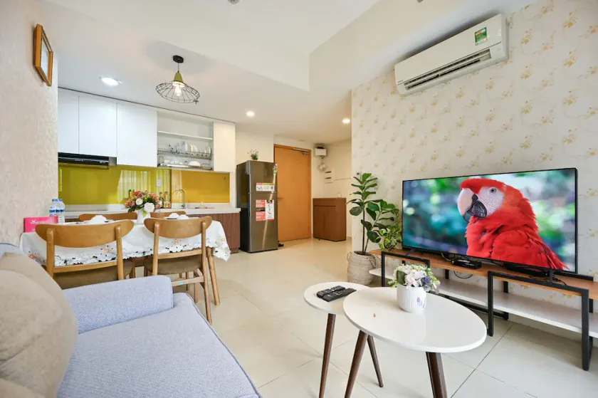 High Class 2 Bedrooms Masteri Thao Dien Apartment, Fully Furnished With Full Amenities - Image 1