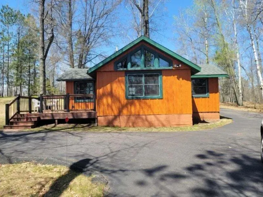Pinewood Cabin on Upper Eau Claire Lake in Barnes, WI - Image 1