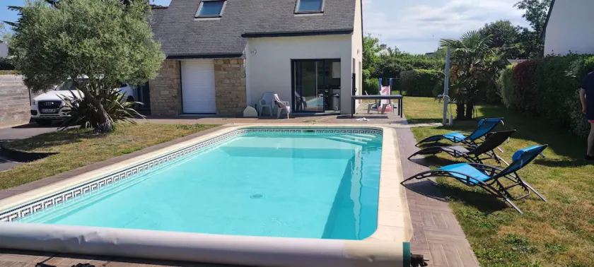 House with heated pool, all comforts, 500 m from the beach - Image 1