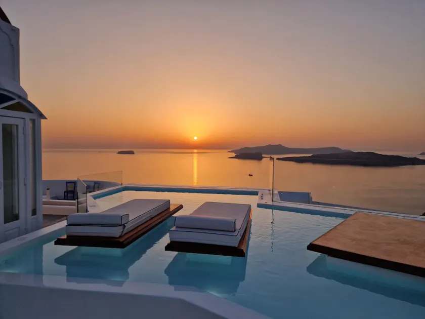 Unik Private Villa på Caldera Cliffs med en exceptionell Sunset View - Image 1