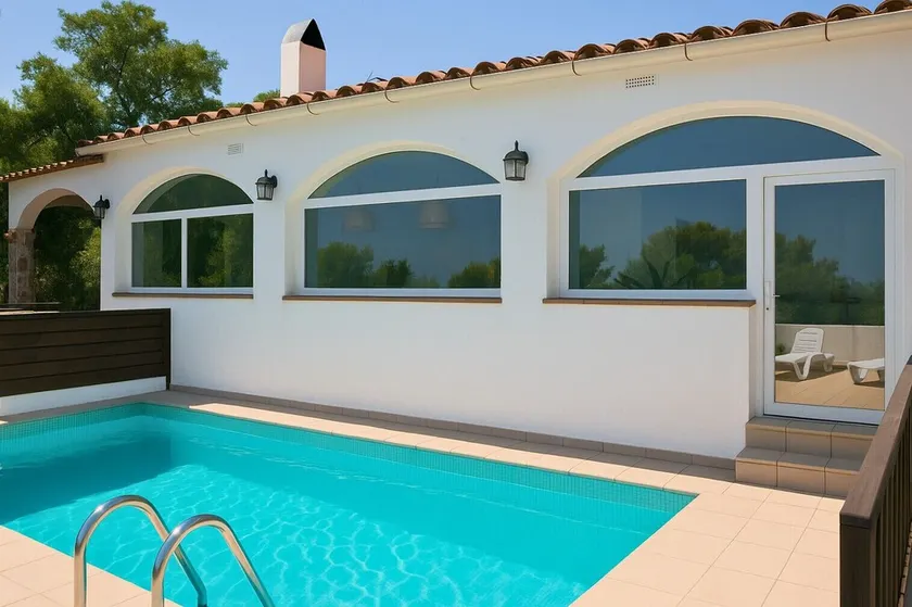 Haus mit Aussicht, privatem Garten und Pool 3 km von Playa de Pals - Image 1